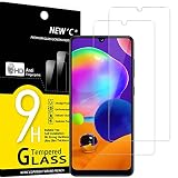 NEW'C 2 Pezzi, Vetro Temperato per Samsung Galaxy A31, Pellicola Prottetiva Anti Graffio, Anti-Impronte, Senza Bolle, Durezza 9H, 0,33mm Ultra Trasparente, Ultra Resistente