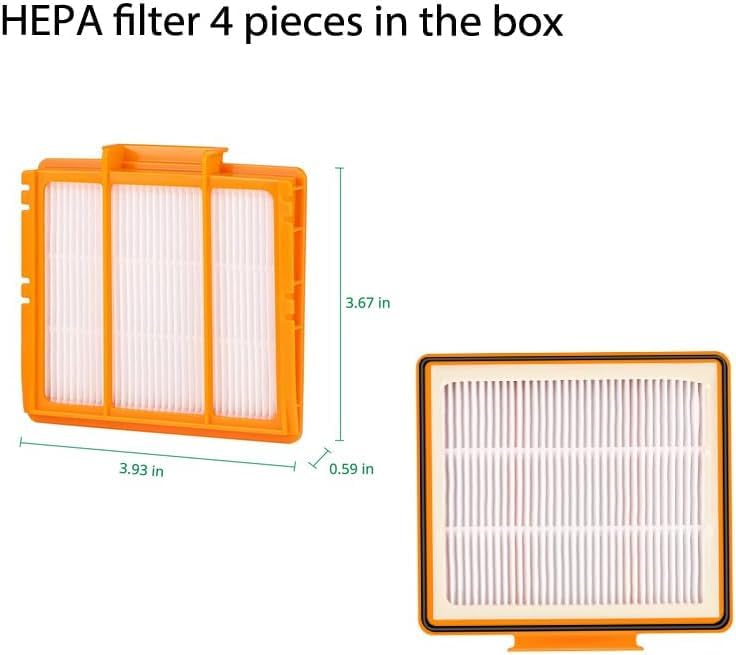 Image of Replacement Parts Accessories for Shark AV2610WA RV2610WA RV2410WD Matrix Plus 2- in-1,1 Main Brush,3 Filters,2 Mop Pads,4 Side Brushes,1 Pre Filter,&1 Pre-Motor 1 Foam Filter