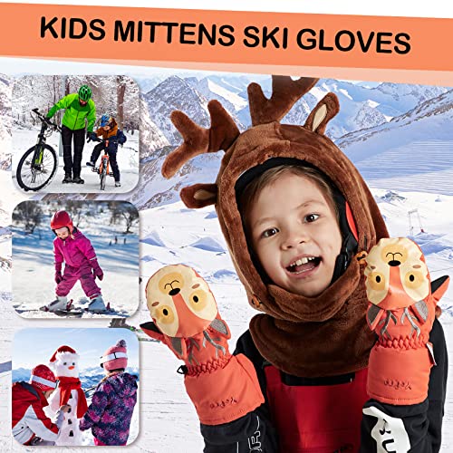 Yepro Luvas infantis impermeáveis de inverno 3M luvas thinsulate luvas grossas quentes para neve par