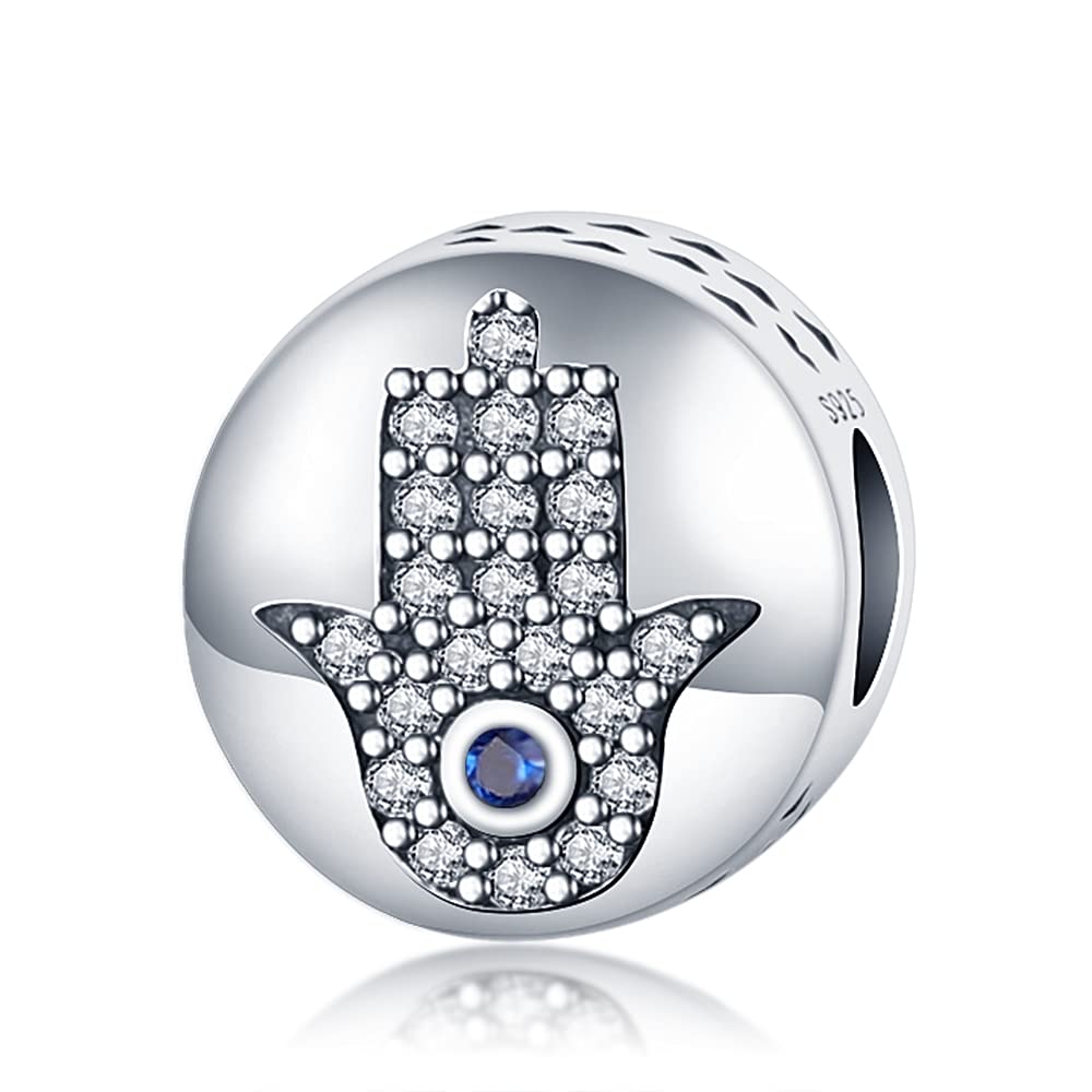 Pandach Damen Charm Anhänger für Armband 925 Sterling Silber Charms Beads passend für Armband und Halskette, Kompatibel mit Europäischen Armbänder für Frauen Mädchen