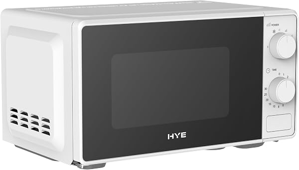 HYE Microwave - 20L 700W White Microwave Oven, Compact & Freestanding Design, Manual Controls, Preset Cooking Functions, Various Power Levels - SA01MM207W13 - 3