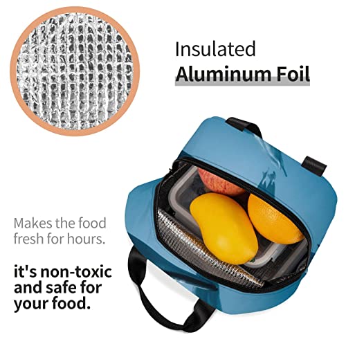 Debou Cute Dolphin Insulated Lunch Bag Cooler Tote Reusable Leakproof Lunch Box Easy Clean For Work Office Picnic Beach Or Travel #TOP4