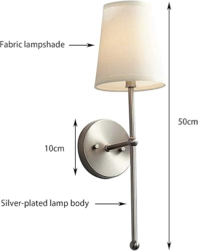 Miniatura 2 de Juego de 2 apliques de pared a pilas, no cableados, aplique de pared a pilas con bombilla regulable remota, fácil de instalar, sin cables, para
