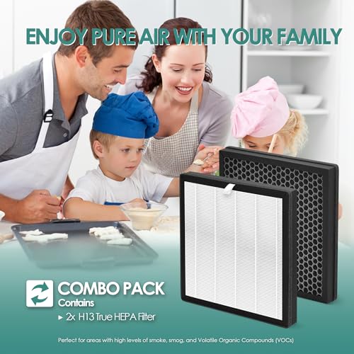 2-Pack G3 H13 HEPA Filter Replacement Compatible with AMEIFU Air Purifier Replacement Filter for AMEIFU Air Purifier G3 Sferf-30 FXAP2W and Vewior Air Purifier Filter Replacement A3, Tailulu HQZZ-260 by Keedal - Used condition - Image 3