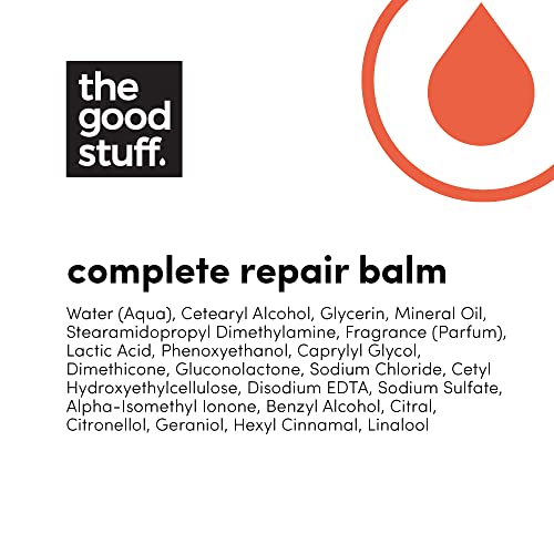 The Good Stuff Complete Repair Balm For Damaged Hair | Lightweight, Leave In Conditioner Provides Strength, Protection, Softness, And Shine All Day Long | Hair Cream For Curly Hair | Certified Vegan And Cruelty-Free #TOP7