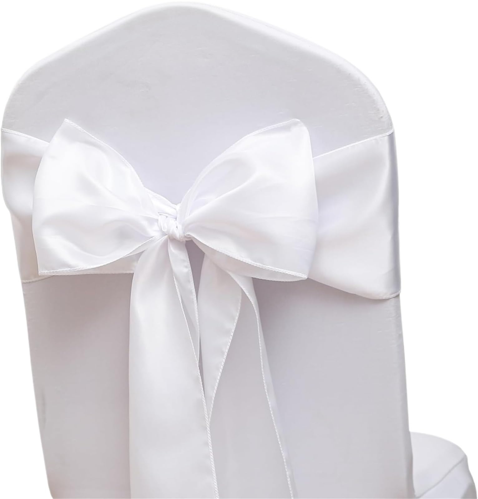 Satynowe szarfy na krzesło 17 x 275 cm eleganckie opaski na krzesła ślubne dekoracja do korytarza urodzinowego najwyższej jakości na imprezy i wydarzenia, idealne na wieczór panieński i bankiety