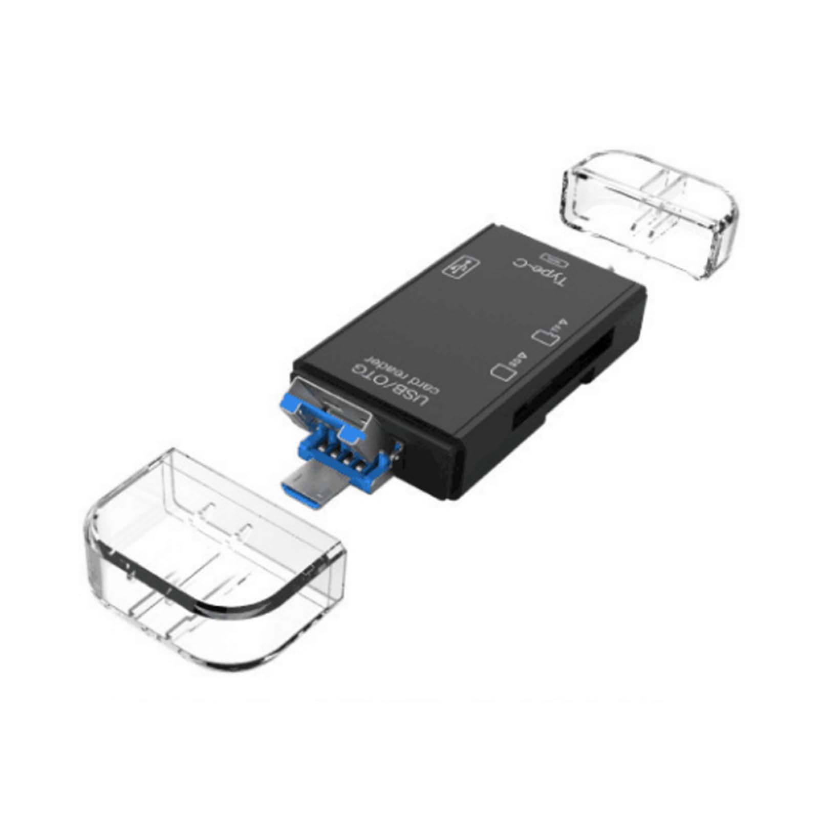 Universals USB C SDTF SDXC Card Reader MicroSDs OTG Support Fast Data Transfer USB Drive Adapter