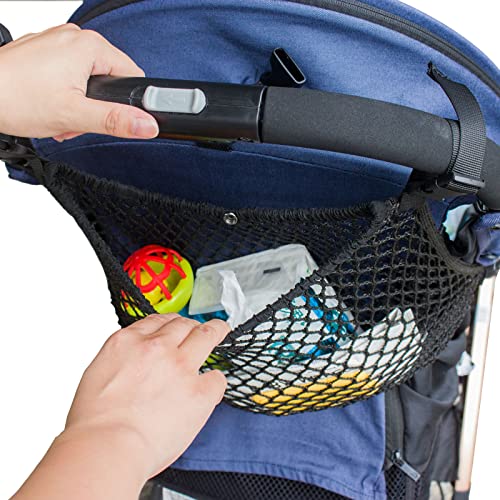 Image of Stroller Organizer Extra Stroller Storage Space,For Carrying Diaper &Toys | Non-Slip And Adjustable Straps,Specially Designed For Mothers,Loved By Parents,Parents'Favorite Stroller Storage Accessories