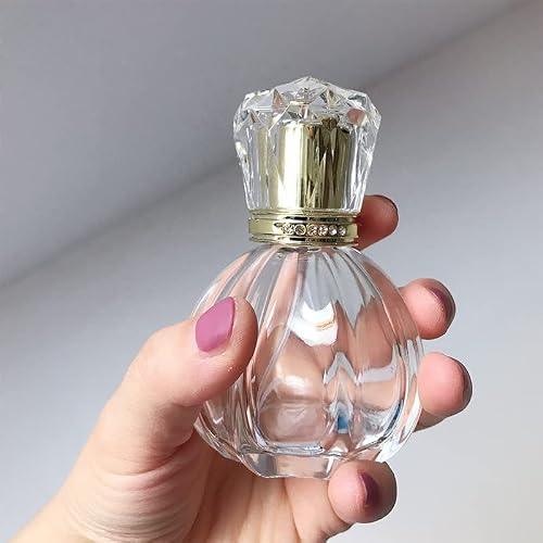 Homeyes 50ML 1.7 OZ Refillable Atomizer Spray Glass Empty Perfume Bottles for Travel