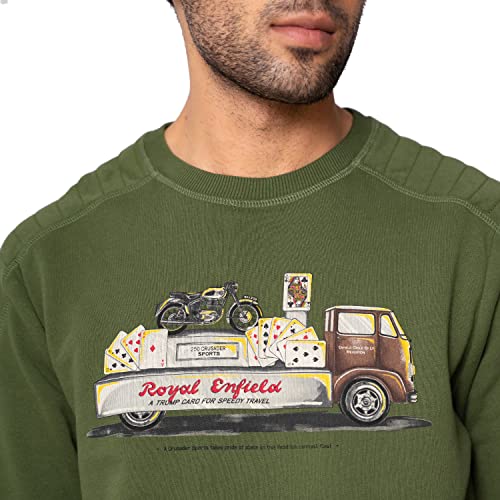 Image of ROYAL ENFIELD Carnival Sweatshirt Cypress (3XL) 48 Cm