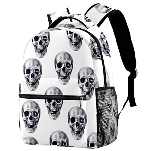 Sac à dos classique motif araignée grise pour femmes