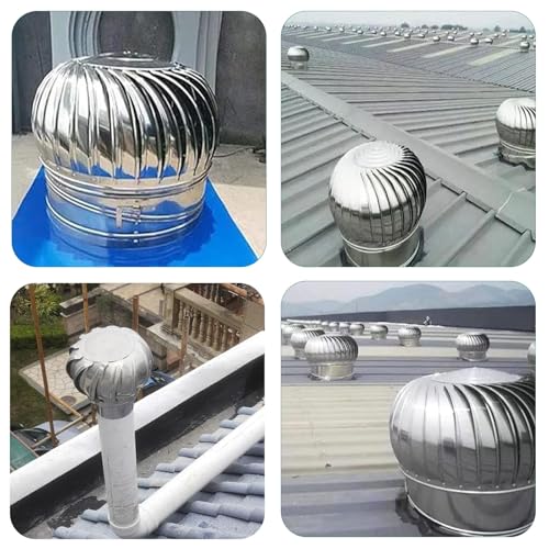 Ventilador de techo de acero inoxidable y solución de ventilación duradera 8