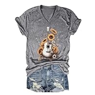 Unique design: t-shirts, stylish and This summer linen shirt for women is designed with a beautiful jacquard pattern, crew neck, rolled up sleeves and short sleeve basic tunic T-shirts. Please note that the size chart in the picture represents the ac...