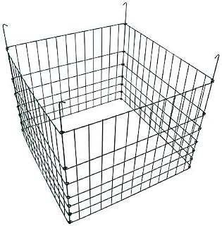 Garden Wire Compost Bin 30x30x24 inches, Green, Garden Bed Fencing