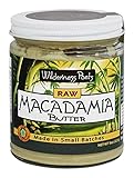 Wilderness Poets, Raw Macadamia Nut Butter - Vegan, No Salt (8 Ounce) - Glass Jar