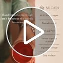 Image of Nu Casa Sharad Marble Pure Copper Bottle 750ML | 99.8% Pure Copper | Ayurvedic Health Benefits | Leak-Proof & Durable | Handcrafted by Rural Artisans | Eco-Friendly & Hand-Enamelled
