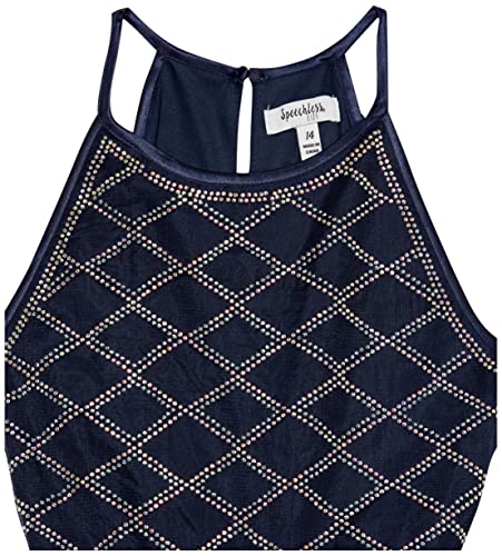 Speechless Girls' Halter Neck Fit and Flare Party Dress3