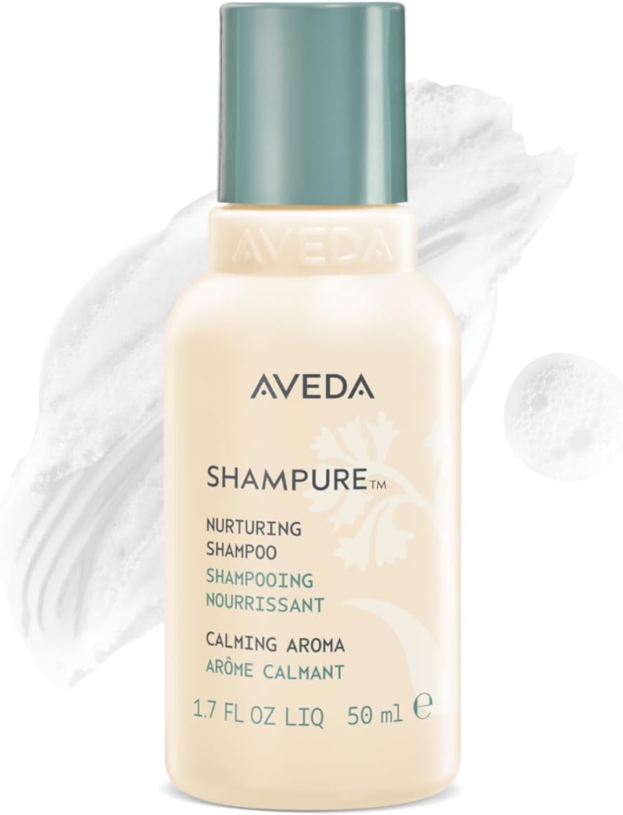 Shampure Nurturing Shampoo for Fine to Medium Hair | Gently Cleanses and Nourishes Hair | With Abyssinian Oil | Calming Aroma of Lavender & Ylang Ylang | 96% Naturally Derived*