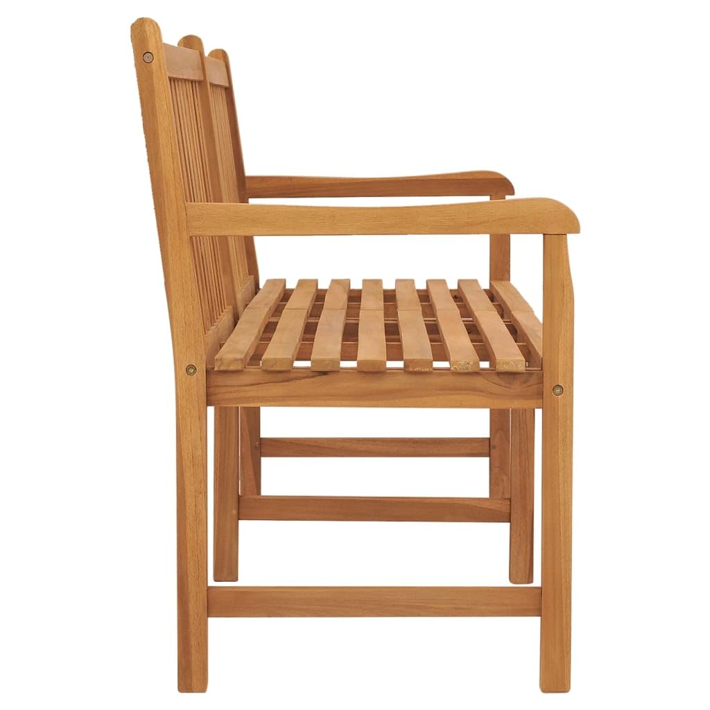 180 cm in legno di teak massiccio, mobili da esterno per casa e giardino, soluzione elegante per rilassarsi e divertirsi