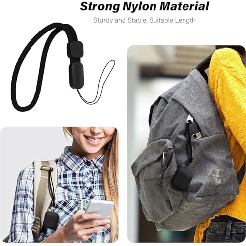 Image of Silicone Case Cover for Samsung Galaxy Buds Core (Black + Lanyard)