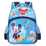 Tamaño: 32 cm (largo), 24 cm (ancho), 12 cm (fondo). Esta mochila escolar de Mickey está hecha de telas de alta calidad, costuras resistentes y cremalleras duraderas para un uso duradero. Esta increíble mochila escolar para niños con tu personaje favorito de Mickey era exclusiva.