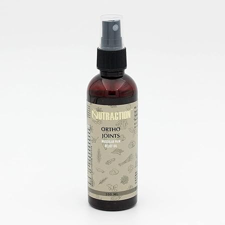 NUTRACTION Pain Guard/Pain Killer Ayurvedic Herbal Oil | Helpful in Joint Pain | Muscular Pain | Back Pain | Knee pain | Neuralgia | 100 ml