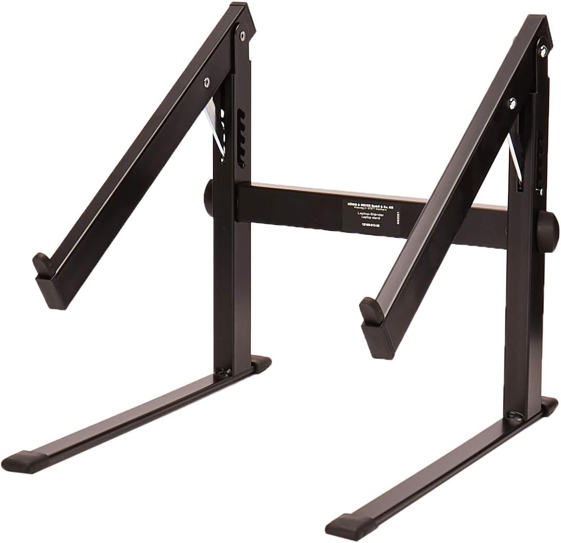 K&M 12180 Desktop Laptop Stand, Color: Black