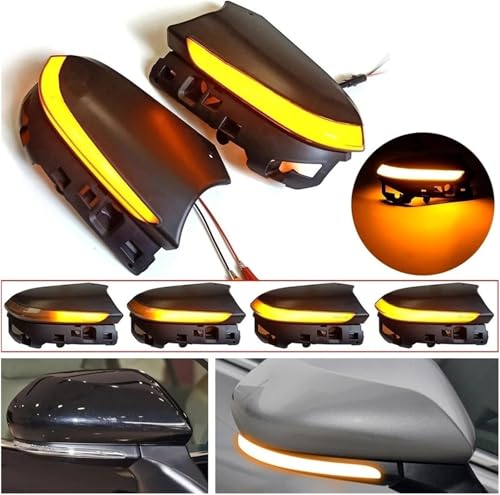 Intermitente de espejo retrovisor con ajuste preciso para CHR y Camry 6