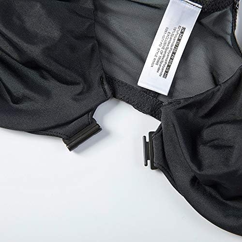 CALVENA Women's Full Coverage Underwire Comfort Support Racerback Front Closure Bra - Image 4