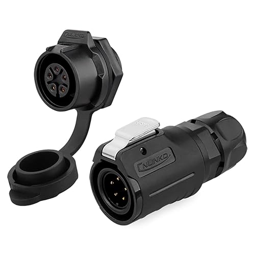 Miniatura 23 de CNLINKO Conector Circular de Panel IP68 M16 de Plástico de 3 Pines Macho y Hembra Eléctrico Impermeable Arnés de Cables Automático Soldadura