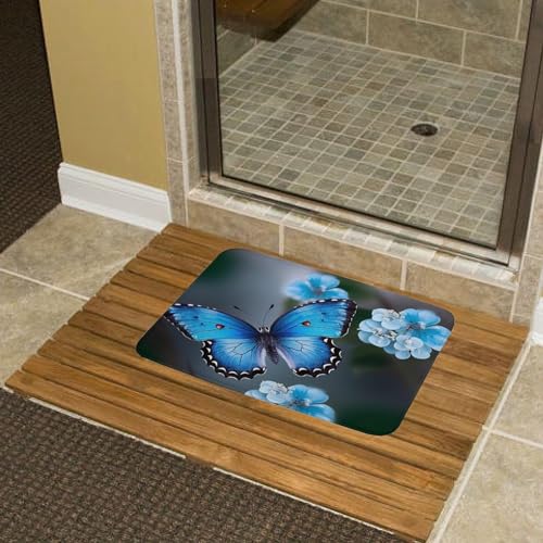 Felpudo de entrada lavable de 40 cm x 60 cm con estampado decorativo 8