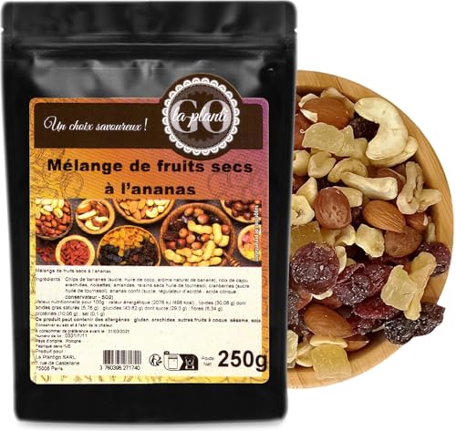 LA PLANTIGO - Mélange de fruits secs à l’ananas 250 g