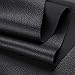 ANMINY Vinyl Faux Leather Fabric Cotton Back for Hand Crafts DIY Tooling Sewing Hobby Workshop Crafting Wallet Making Square 0.7mm Thick 54