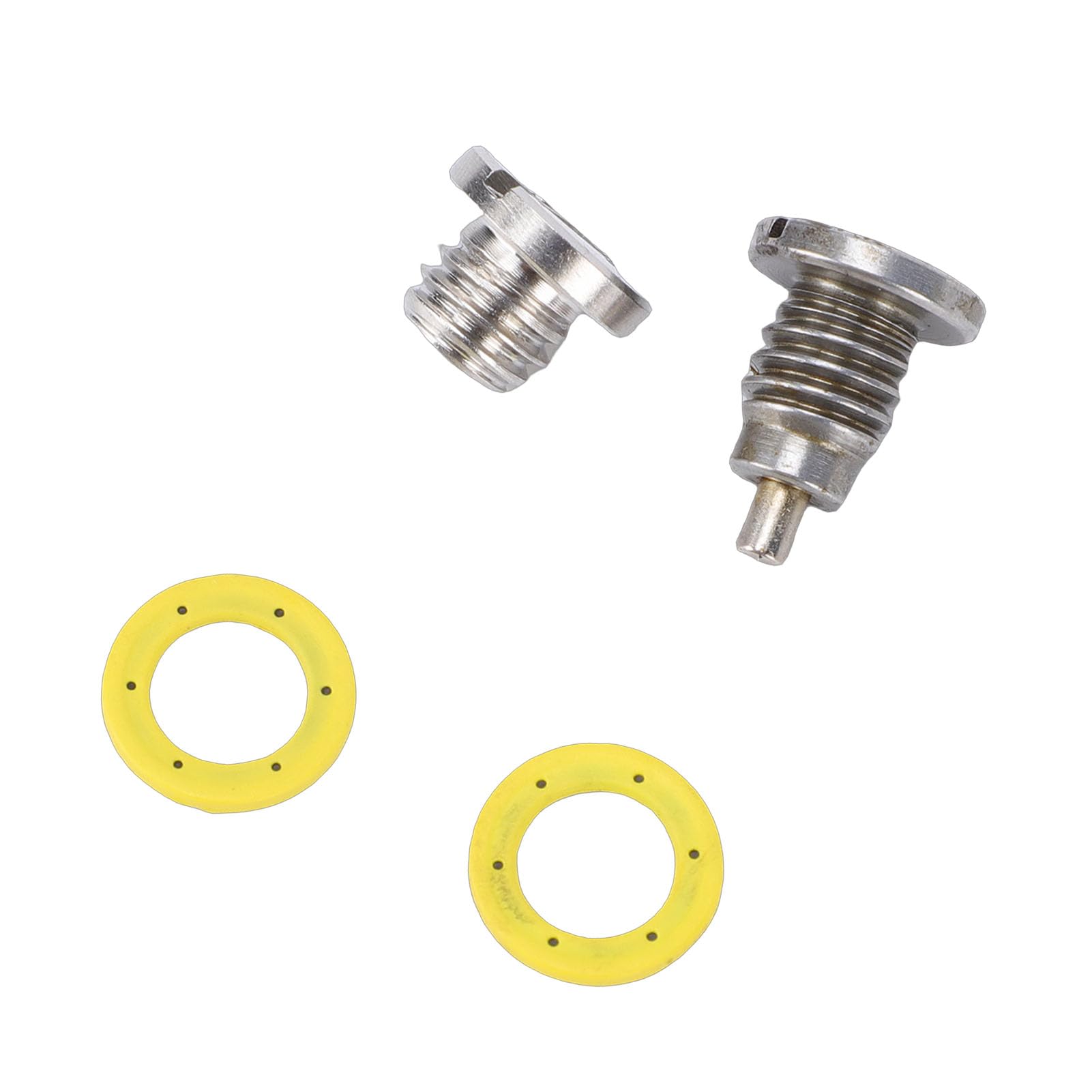 Tnfeeon Juego de Tapones de Repuesto de Tornillos de Metal para Fuerabordas Mariner 22-8M0058389 10-79953Q04 Fácil Instalación y Mantenimiento Drenaje de Caja de Engranajes Marinos Tapón de Drenaje