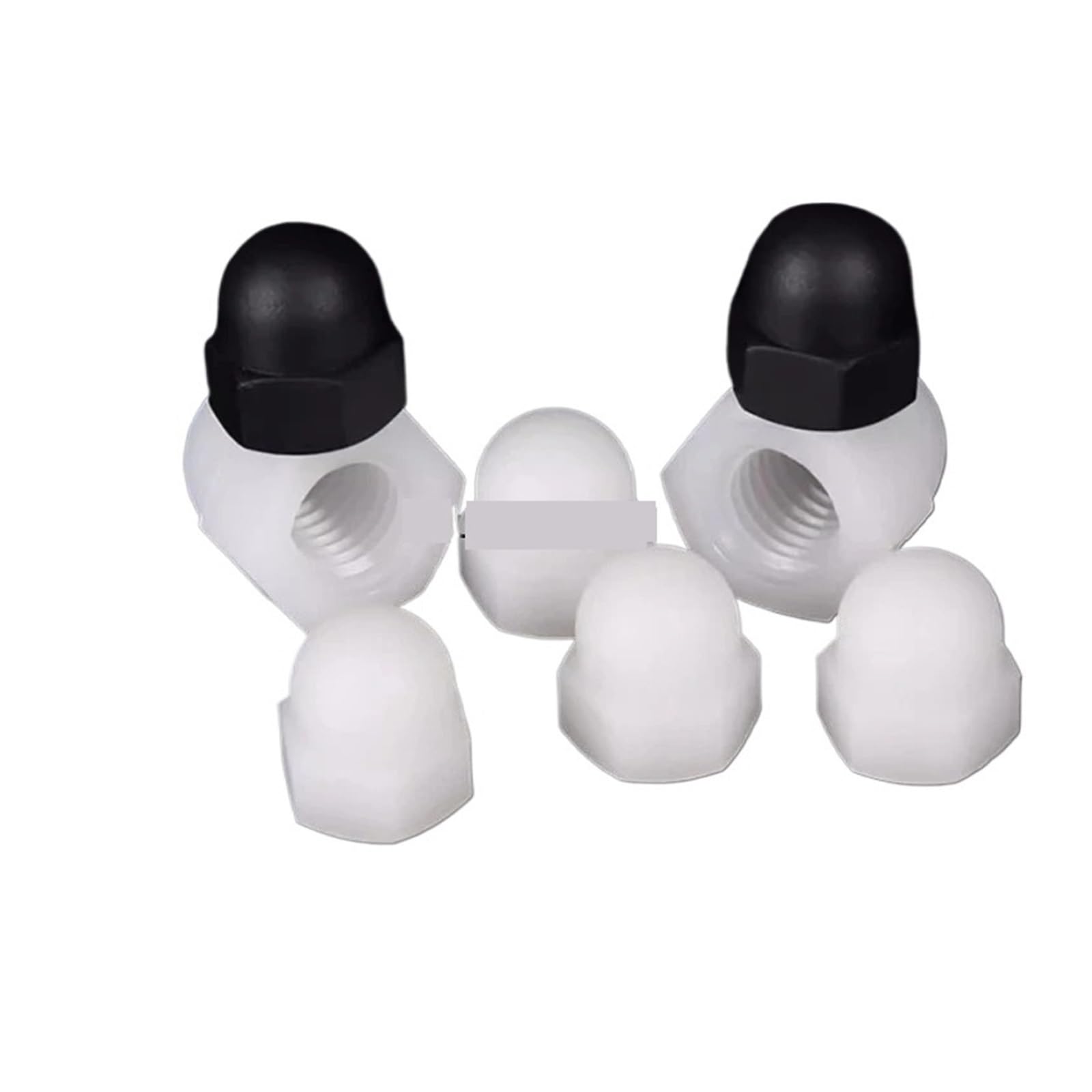 Dado a vite in plastica di nylon a testa tonda sferica