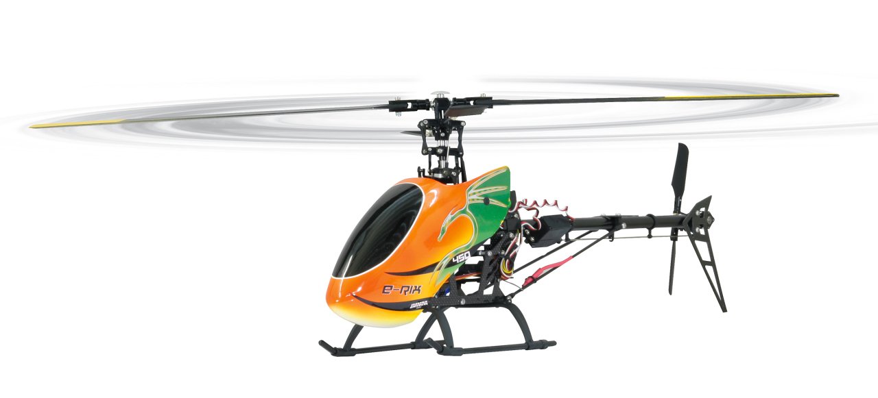 JAMARA 031592 - E-Rix 450 Carbon RTF Gas Destra No Pre-Volado