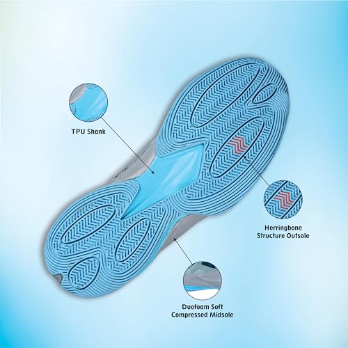 Image of Nivia Engraver 2.0 Basketball Court Shoes for Men,Durable Rubber Sole, Indoor & Outdoor Court Shoes, Soft Cushion NR EVA Inner Insole, High-Performance Footwear for Basketball Enthusiast