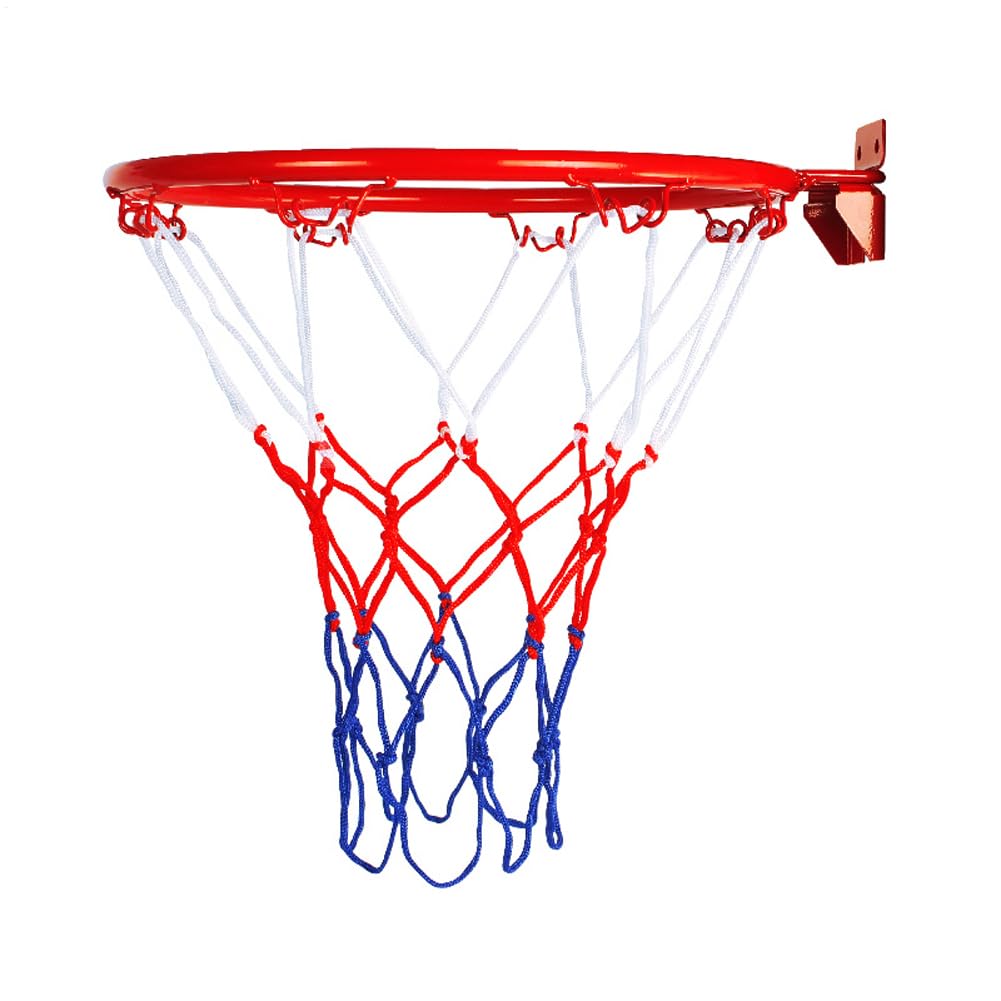 Canestro Da Basket - Anello Da Basket | Canestro canestri Da Muro In Ferro | Rete Per Cestino Da canestri | Cerchio Regolamentare | Anello Da Pallacanestro Da Muro | Anello Solido Da Pallacanestro