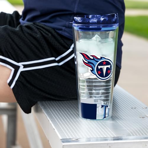 Image of Rico Industries NFL Football Double Wall Classic 16oz Or 20oz Tritan Tumbler W Lid