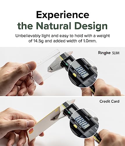Image of Ringke Slim Compatible with Samsung Galaxy Z Flip 5 Case Back Cover Thin Soft-Feeling Coating Hard PC with Non-Slip Grip Protective Phone Case for Samsung Z Flip 5 5G (2023) - Black
