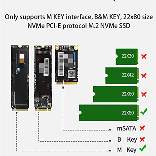 Caja externa para disco duro M.2 Dual NVME 3 bahías USB 3.0 miniatura 6