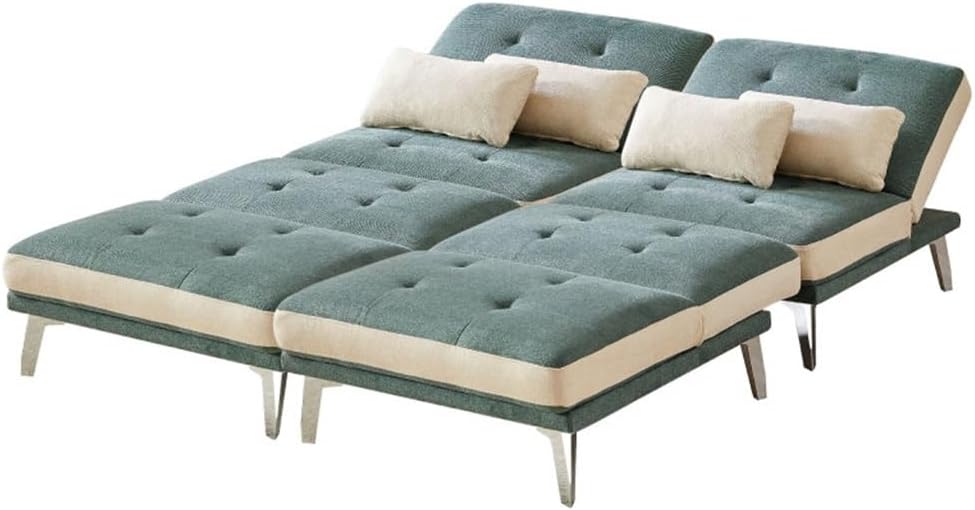 Modular Sectional Convertible Sofa Bed for Living Room, Apartment, Bonus, Overnight Guests, Metal Leg