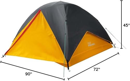 Miniatura 8 de Coleman PEAK1 - Tienda de campaña para mochileros de alta calidad, tela impermeable con clasificación de cabezal de agua de 0.079 in que puede