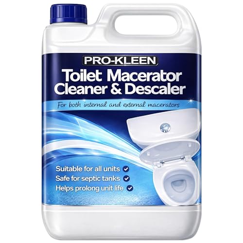 Pro-Kleen 5L of Toilet Macerator Cleaner Descaler Blue Fresh