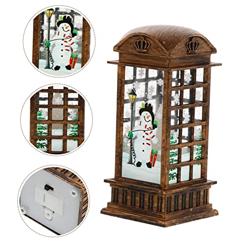 ABOOFAN 2 Peças Luzes De Natal Decoração Ao Ar Livre Casa De Bonecas Água Árvore Frutífera Decoração