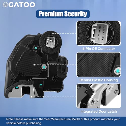 Image of Rear Left Driver Side Door Lock Latch Actuator for Toyota /Lexus 2007-2019