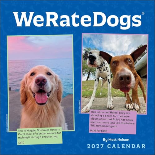 WeRateDogs 2027 Wall Calendar