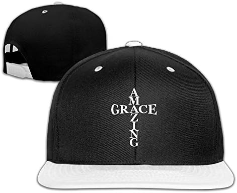 Amazing Grace Cross Typography Hip-Hop Hat Baseball Cap