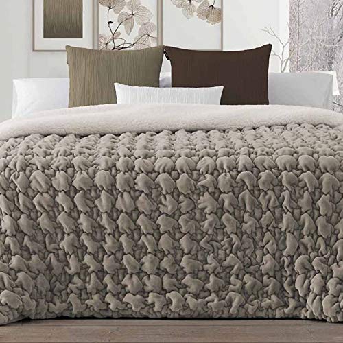 Manterol EDREDON CONFORTER Bubble Beige C.07 Sherpa Borreguillo (Cama 150/160 (250x260cm))
