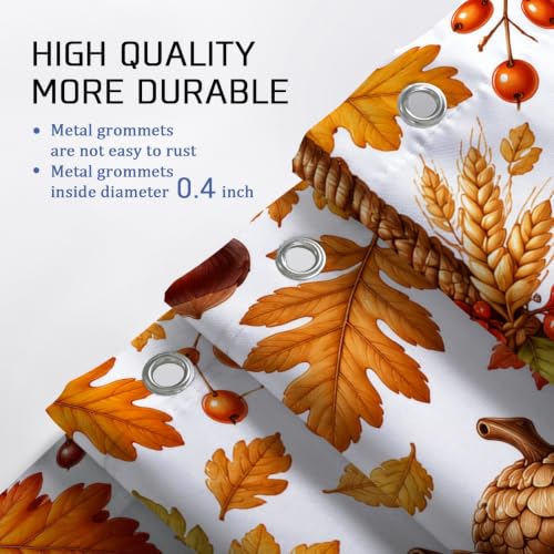 Rideau de douche avec crochets motif feuilles de baignoire 183x183